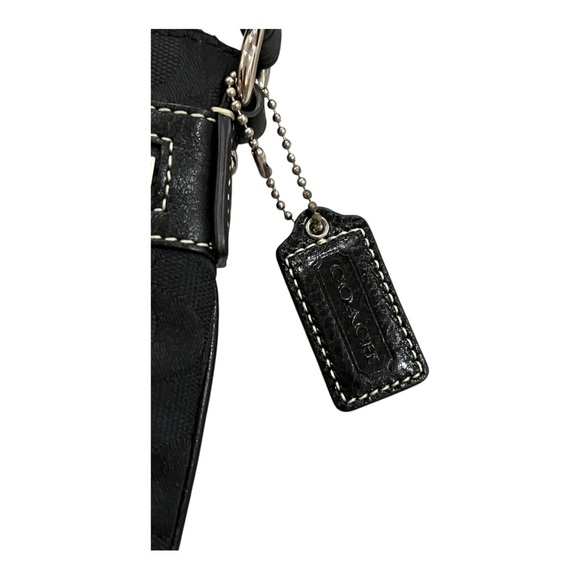 Coach Black Signature Canvas & Leather Penelope Swingpack Messenger Bag NWT - Picture 5 of 9